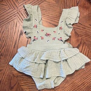 Baby essentials little overall romper.